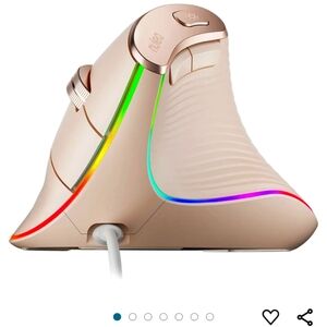 Pink Ergonomic mouse